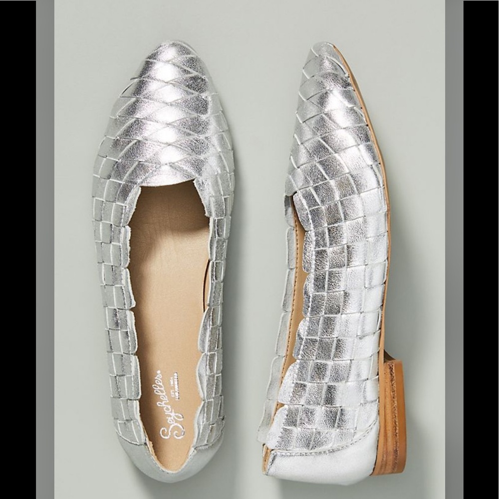 NWT Anthropologie woven flats